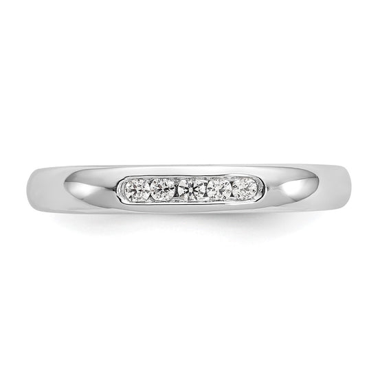 5-Stone Diamond Channel Bands