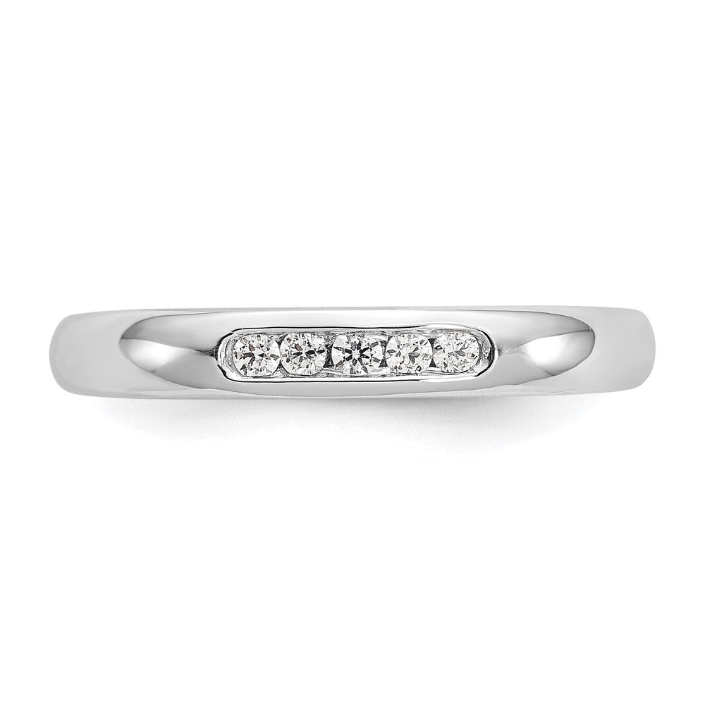 5-Stone Diamond Channel Bands