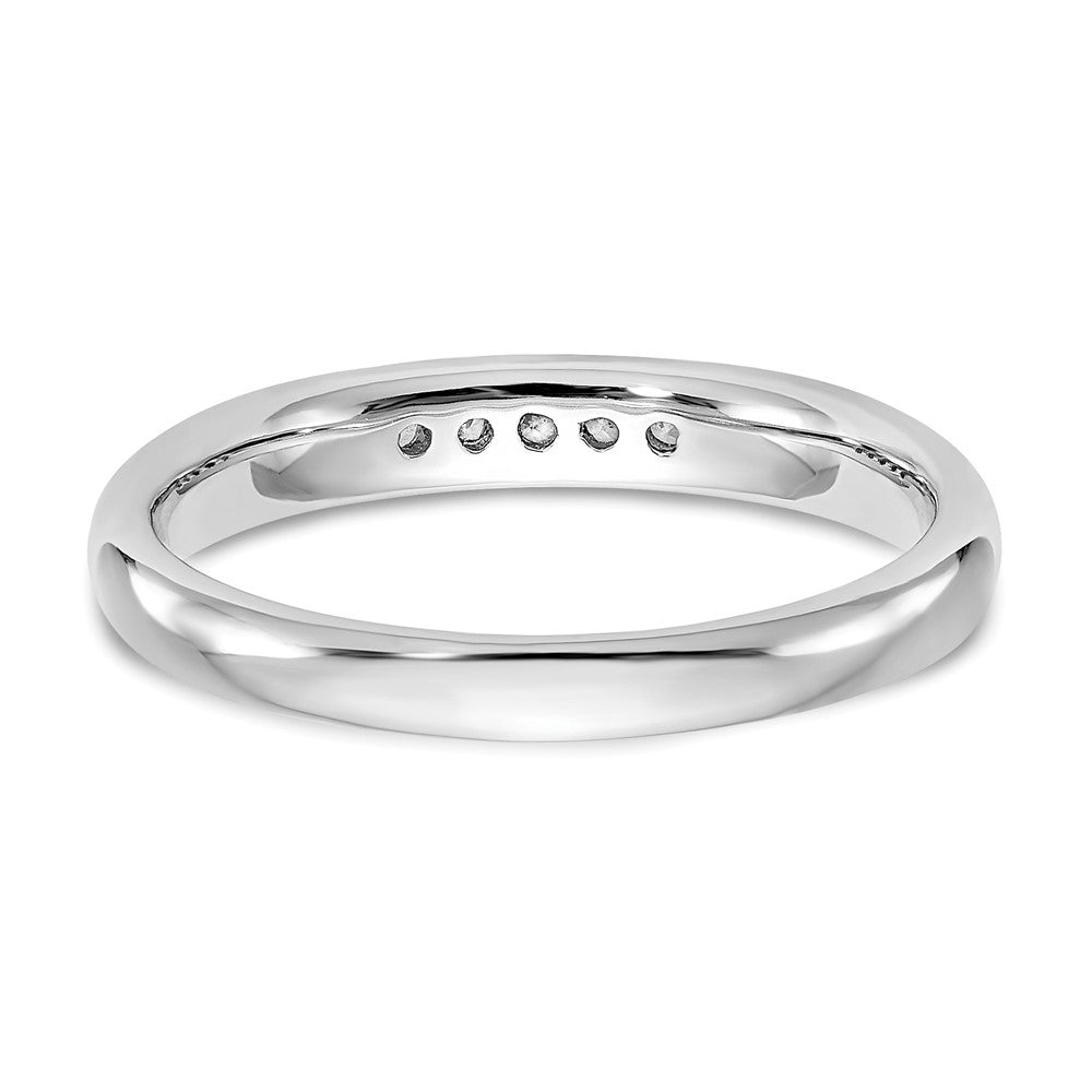 5-Stone Diamond Channel Bands