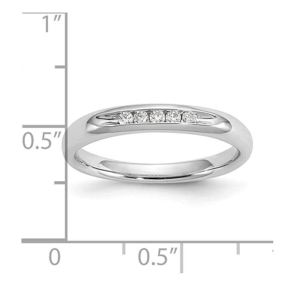 5-Stone Diamond Channel Bands