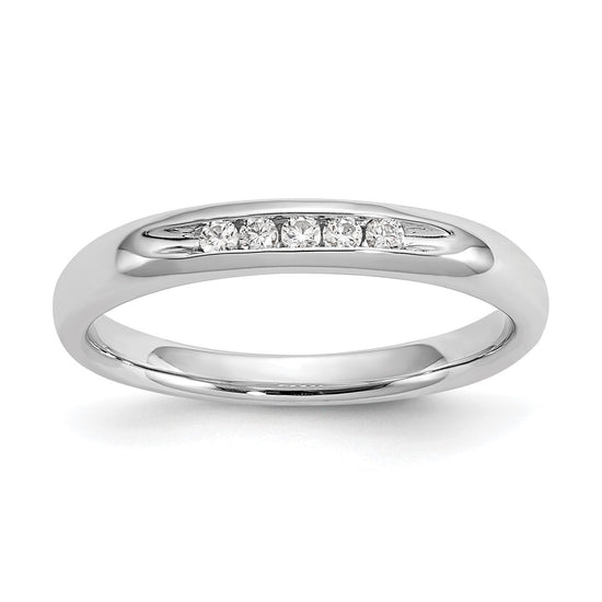 5-Stone Diamond Channel Bands