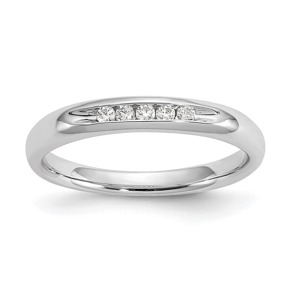 5-Stone Diamond Channel Bands