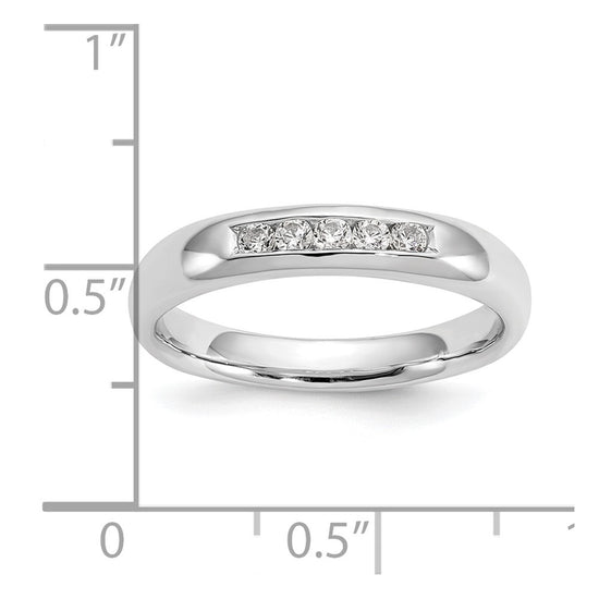 5-Stone Diamond Channel Bands