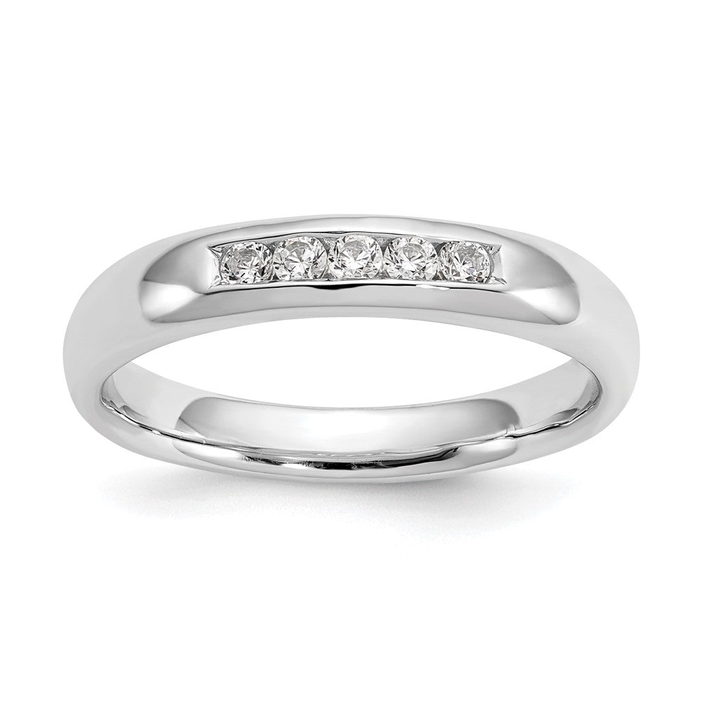 5-Stone Diamond Channel Bands