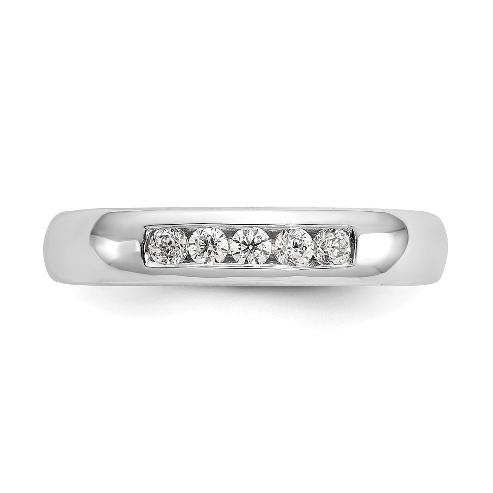 5-Stone Diamond Channel Bands