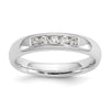 5-Stone Diamond Channel Bands