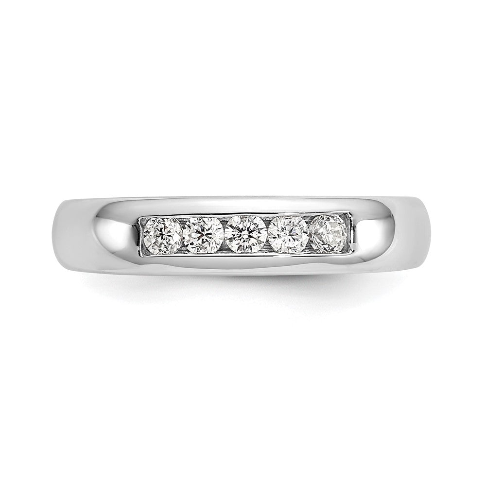 5-Stone Diamond Channel Bands