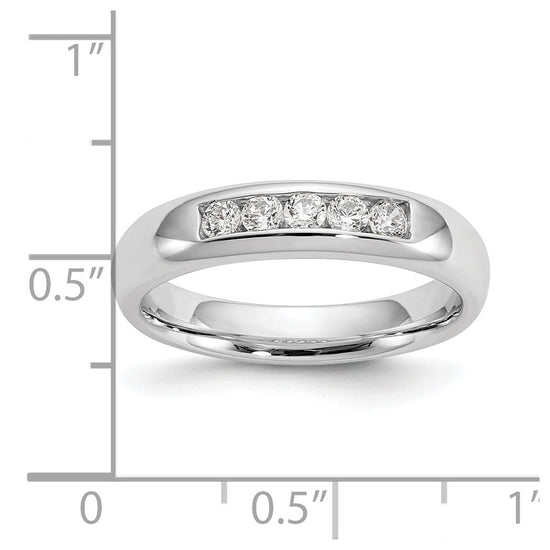 5-Stone Diamond Channel Bands