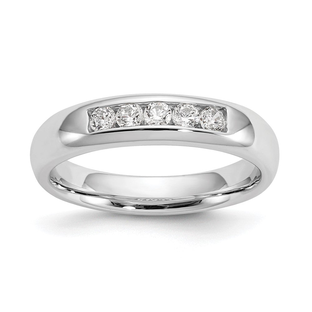 5-Stone Diamond Channel Bands