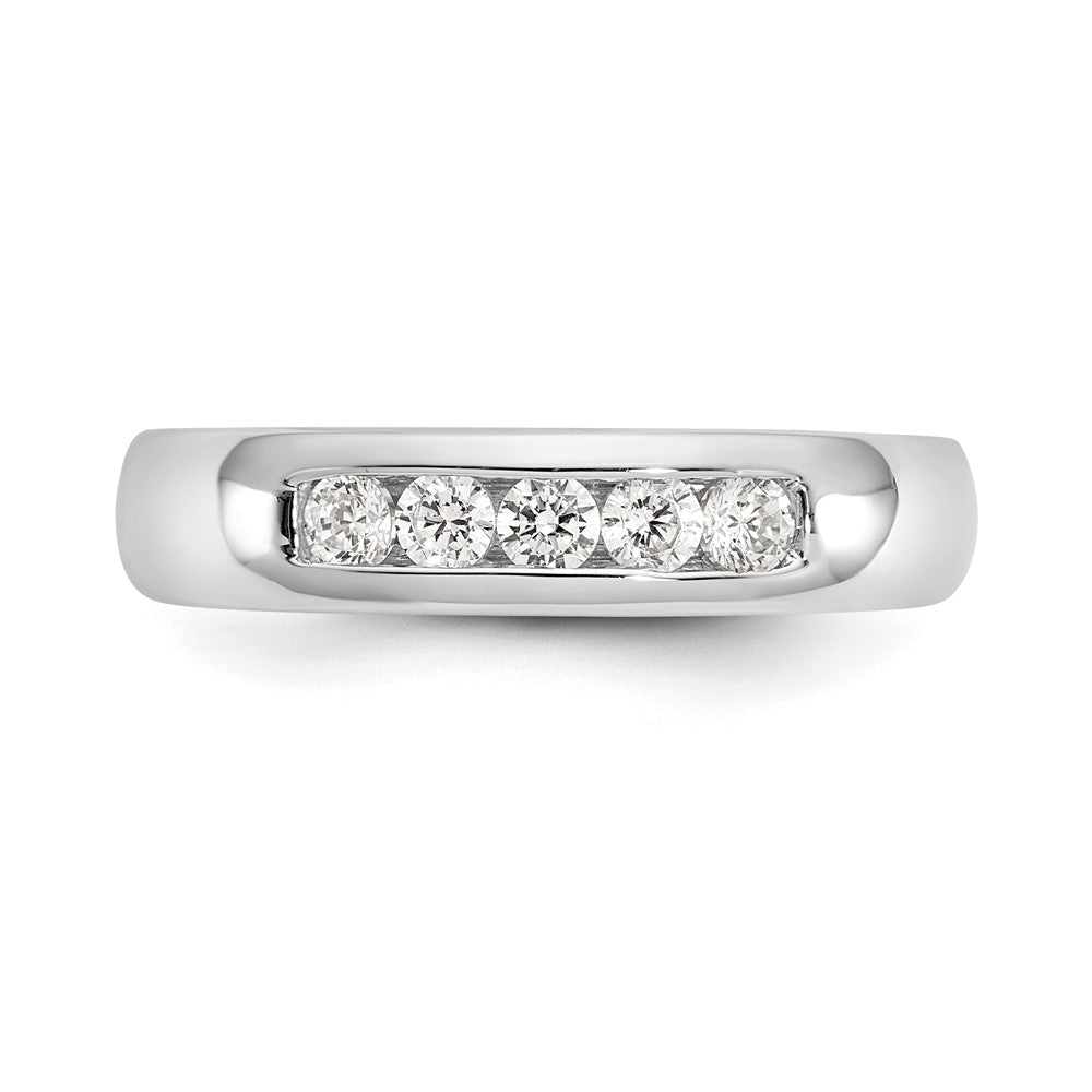 5-Stone Diamond Channel Bands