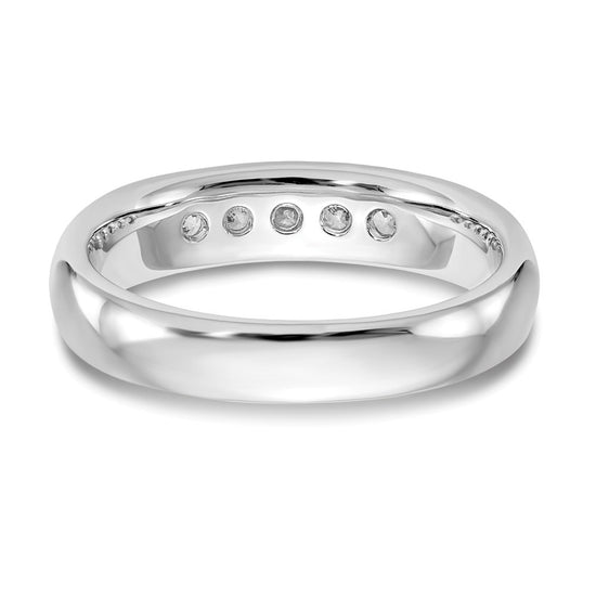 5-Stone Diamond Channel Bands