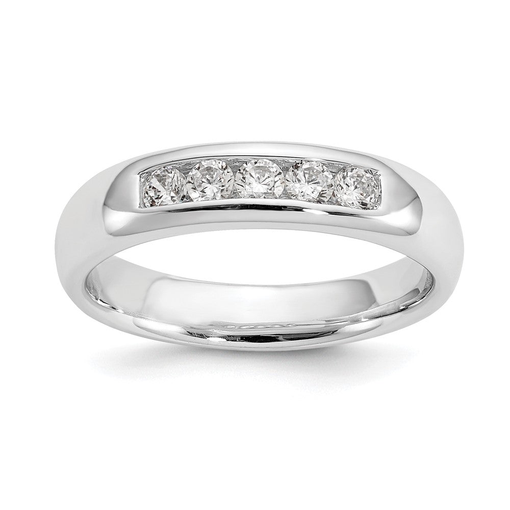 5-Stone Diamond Channel Bands