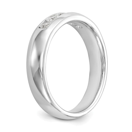 5-Stone Diamond Channel Bands