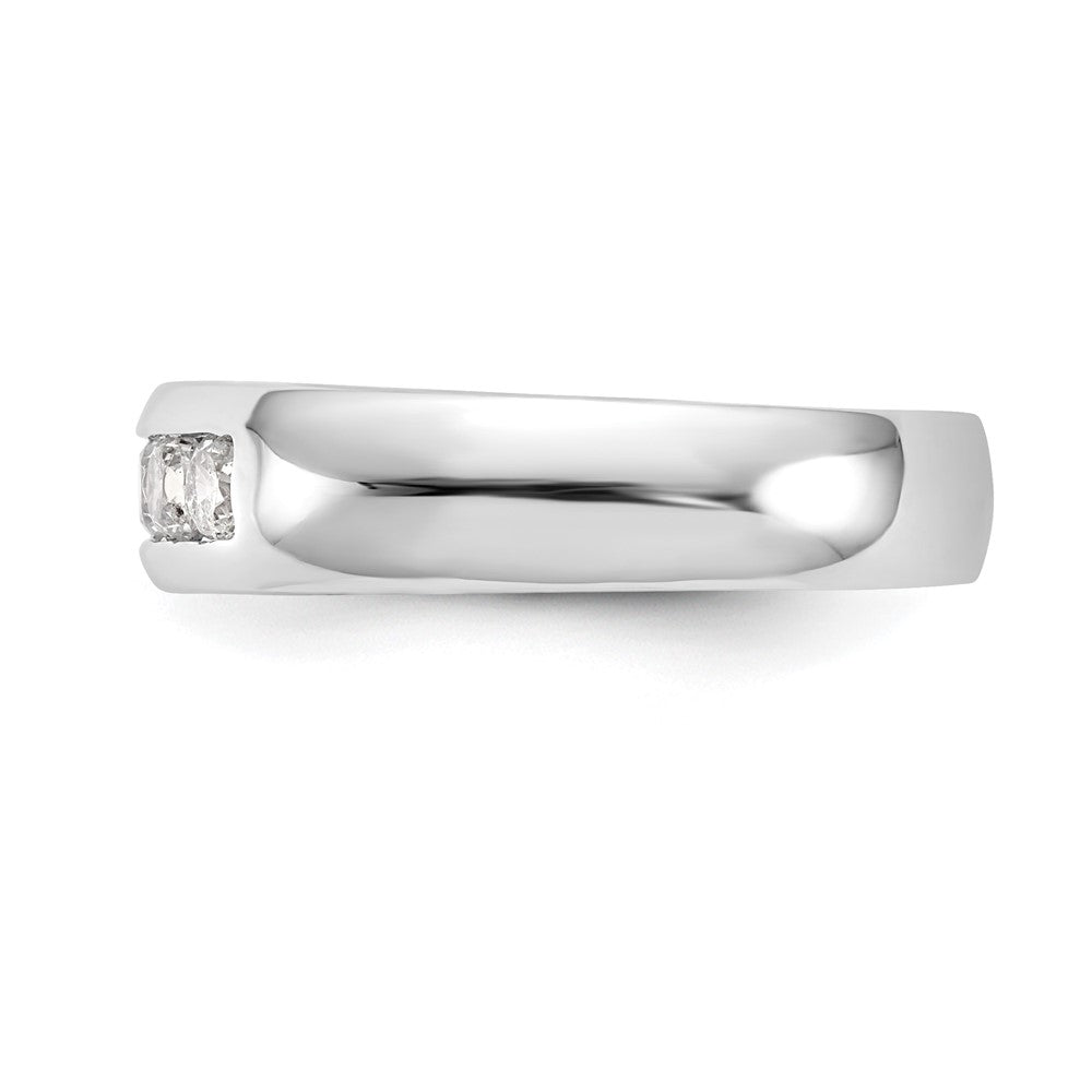 5-Stone Diamond Channel Bands
