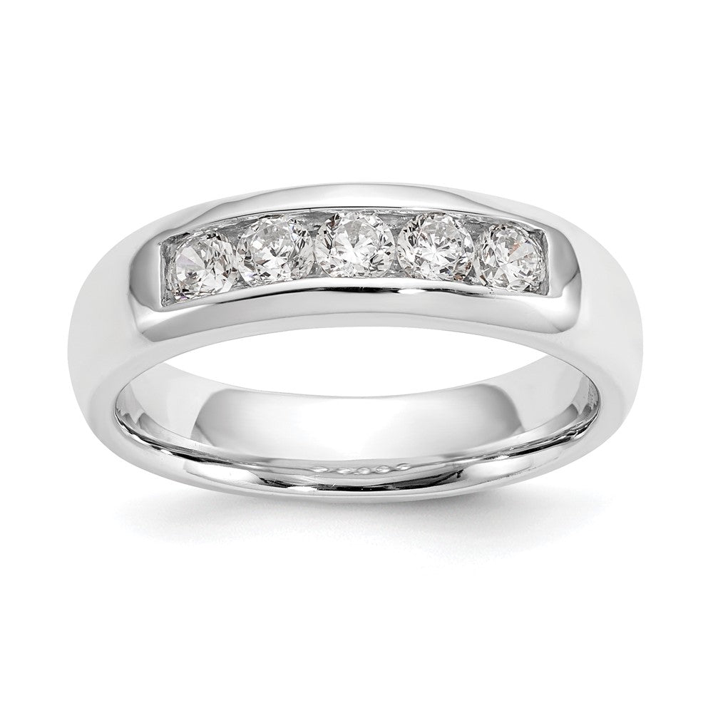 5-Stone Diamond Channel Bands