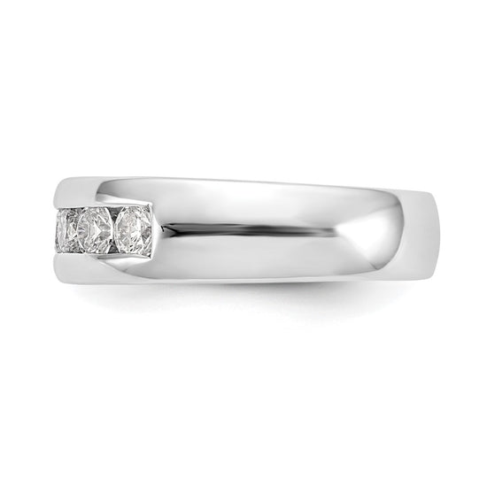 5-Stone Diamond Channel Bands