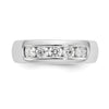 5-Stone Diamond Channel Bands
