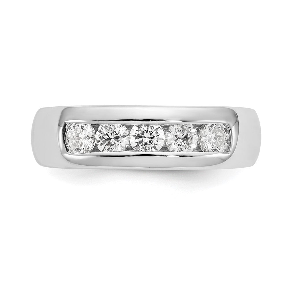 5-Stone Diamond Channel Bands