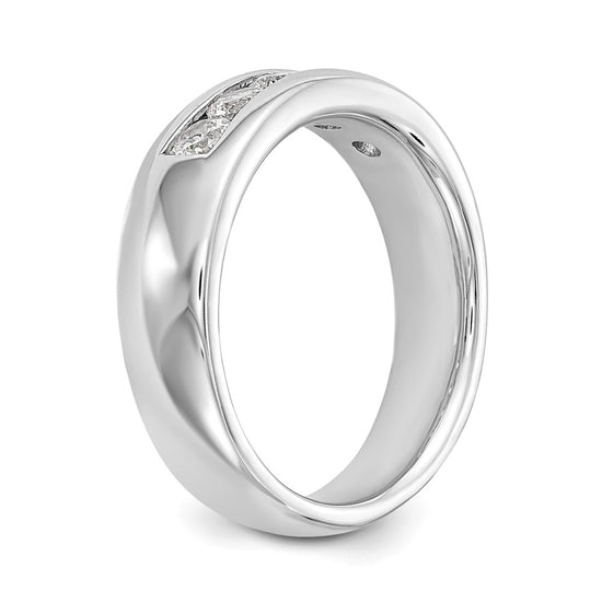 5-Stone Diamond Channel Bands