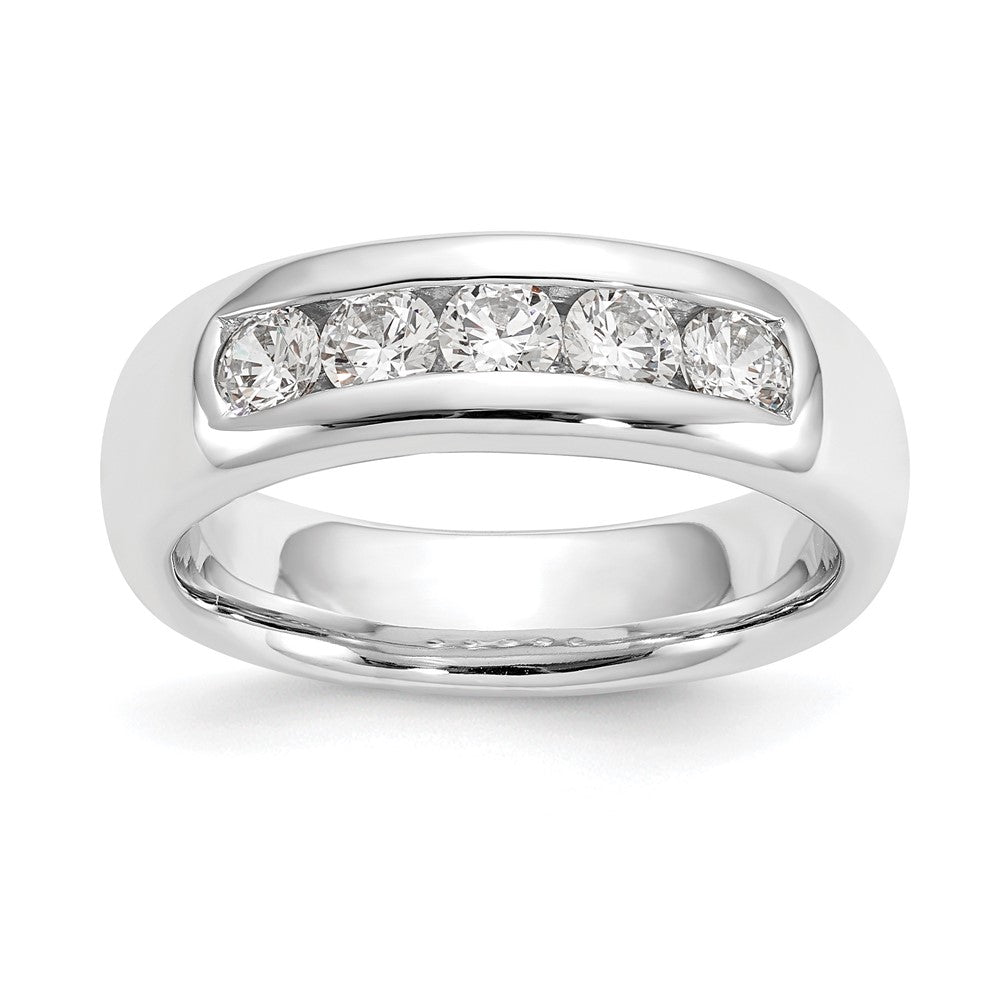 5-Stone Diamond Channel Bands