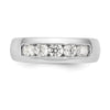 5-Stone Diamond Channel Bands