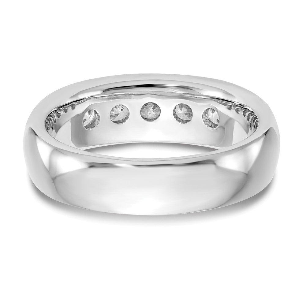 5-Stone Diamond Channel Bands