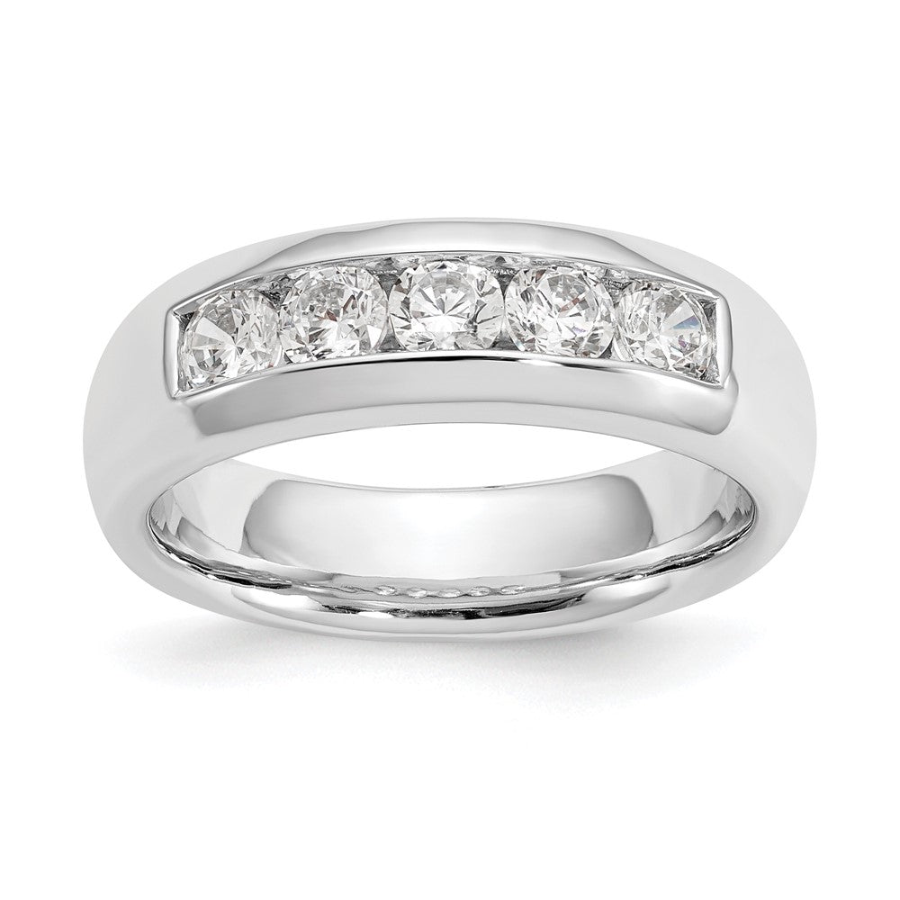 5-Stone Diamond Channel Bands