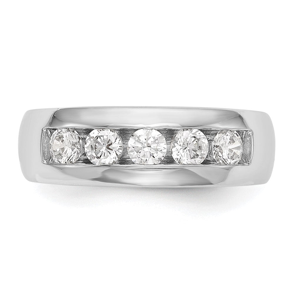 5-Stone Diamond Channel Bands