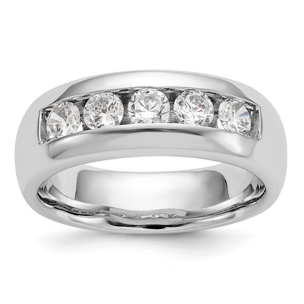 5-Stone Diamond Channel Bands