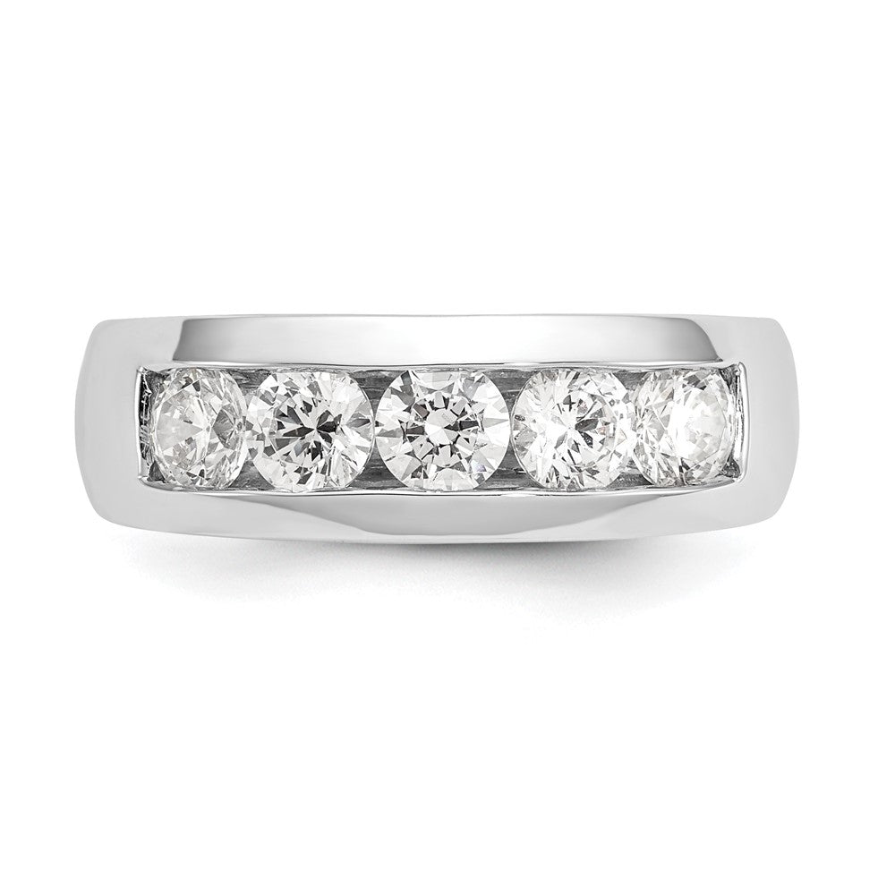 5-Stone Diamond Channel Bands
