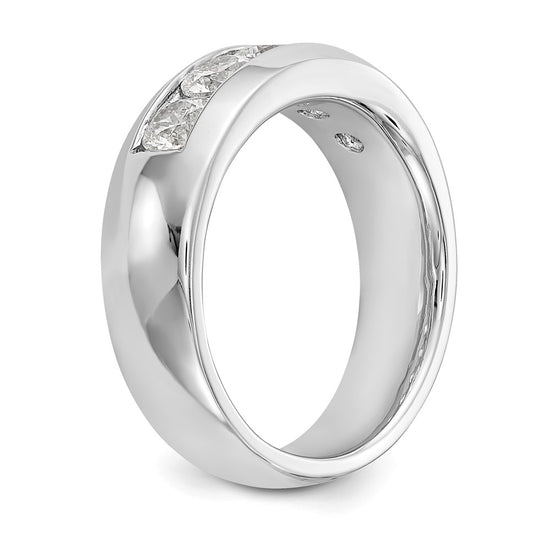 5-Stone Diamond Channel Bands