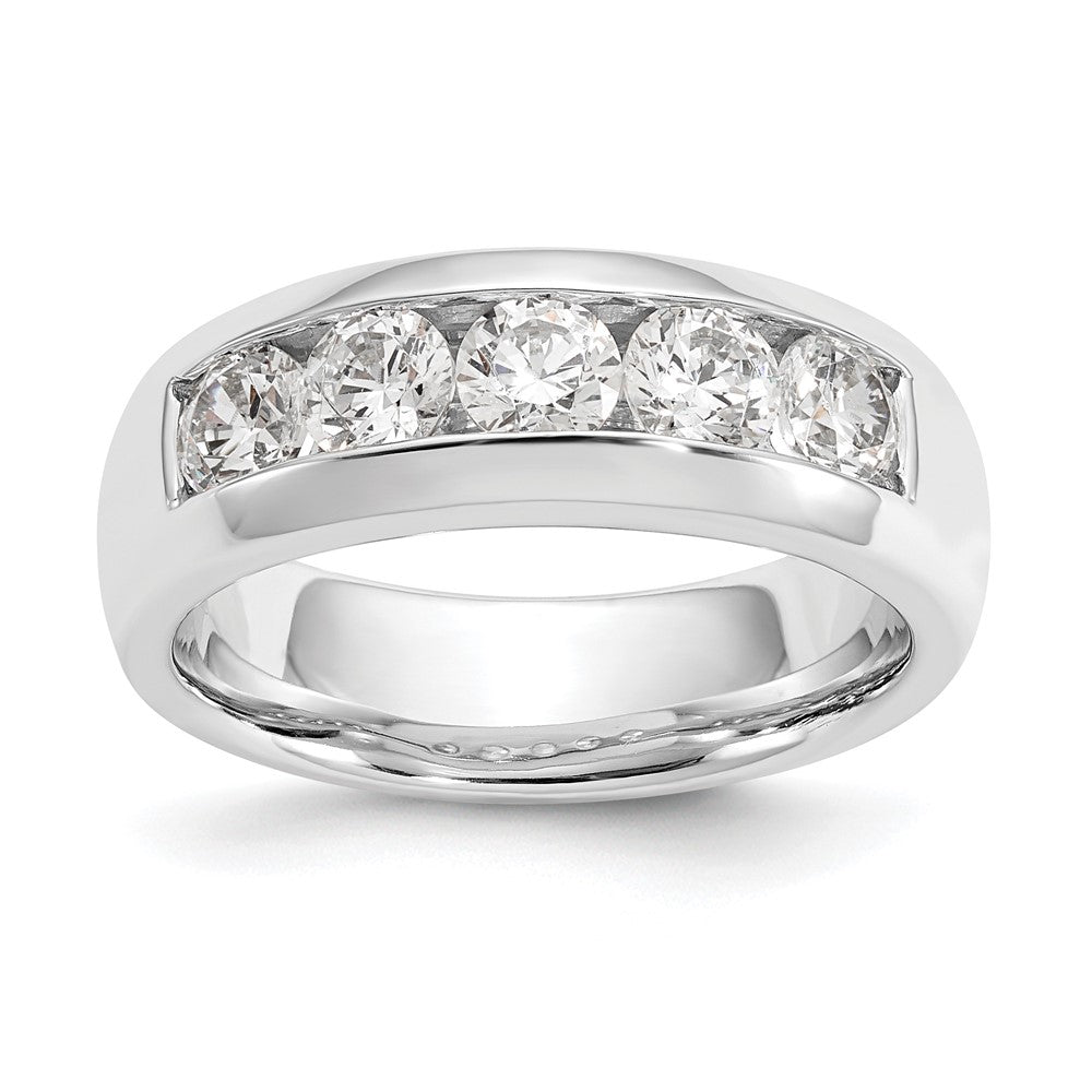 5-Stone Diamond Channel Bands