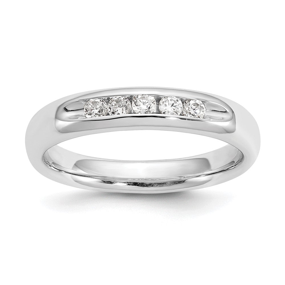 5-Stone Diamond Channel Bands