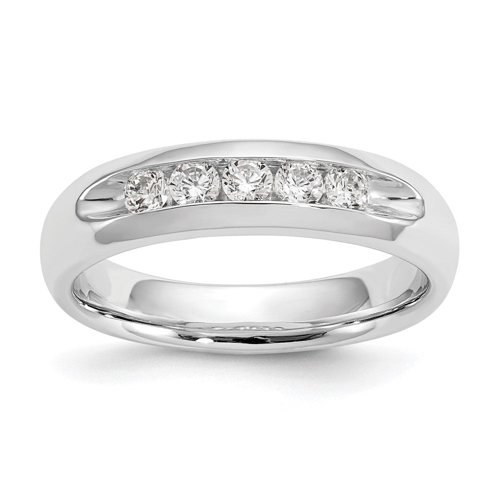 5-Stone Diamond Channel Bands