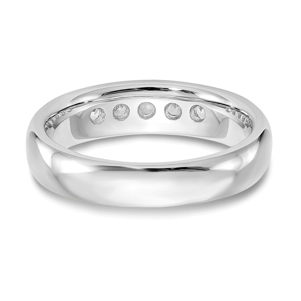 5-Stone Diamond Channel Bands