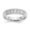 5-Stone Diamond Channel Bands
