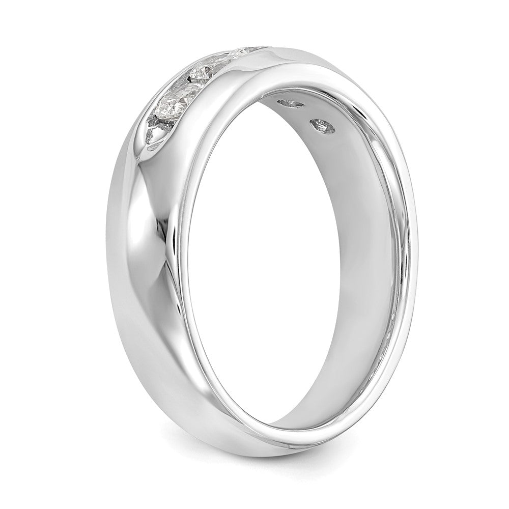 5-Stone Diamond Channel Bands