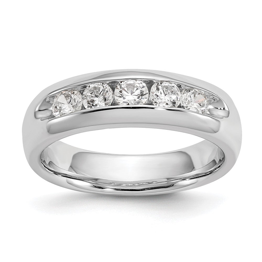 5-Stone Diamond Channel Bands