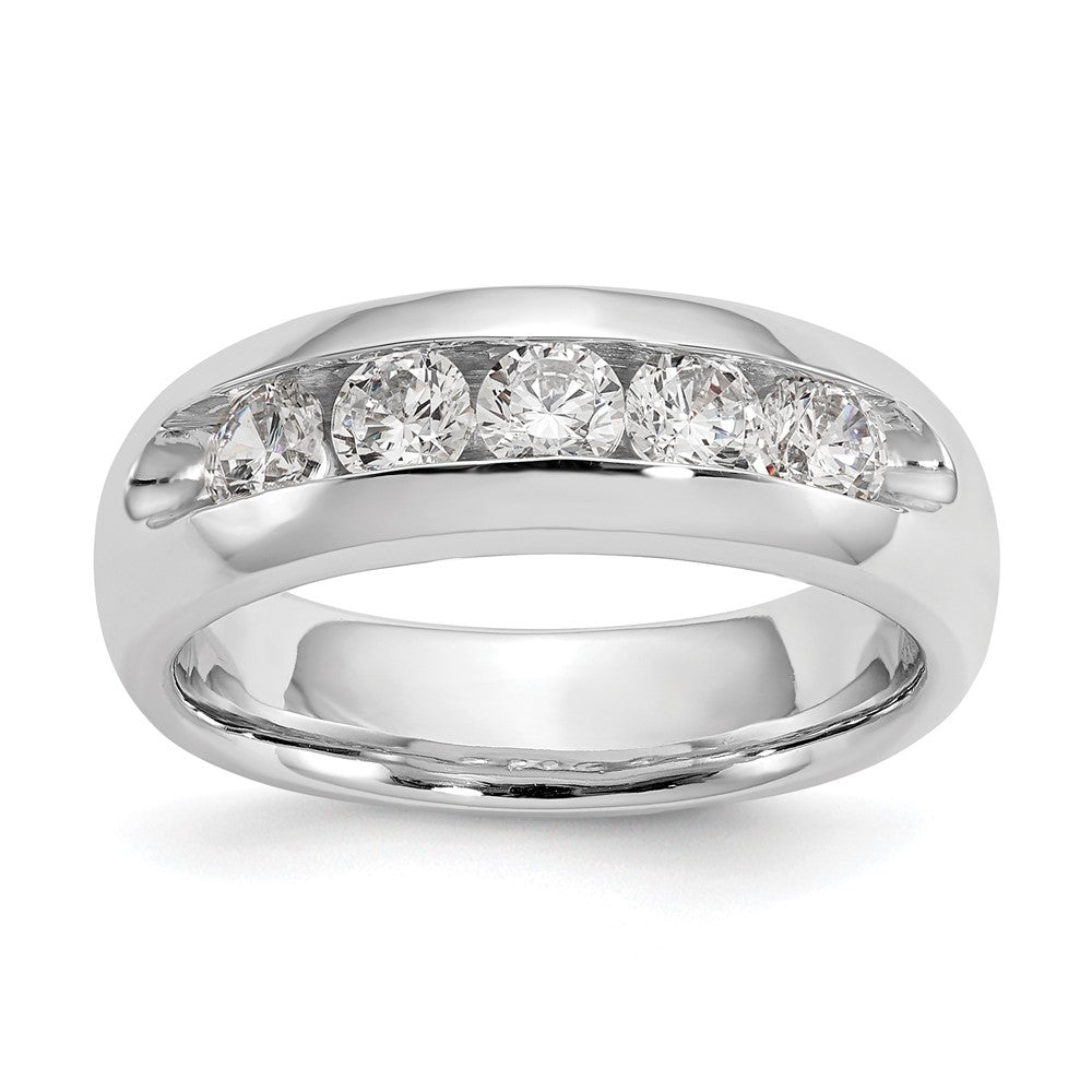 5-Stone Diamond Channel Bands
