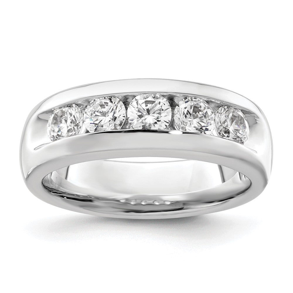 5-Stone Diamond Channel Bands