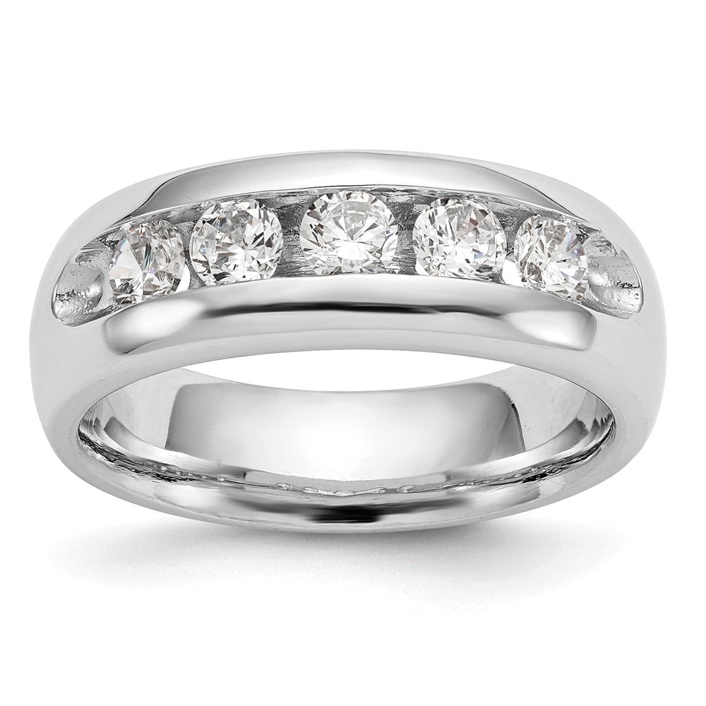 5-Stone Diamond Channel Bands