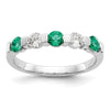 5 Stone Diamond Gemstone Bands