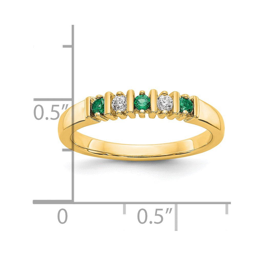 5-Stone Diamond Gemstone Band