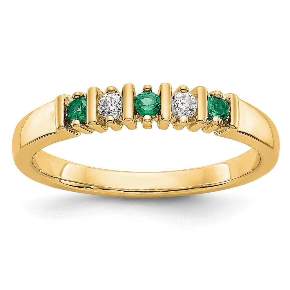 5-Stone Diamond Gemstone Band