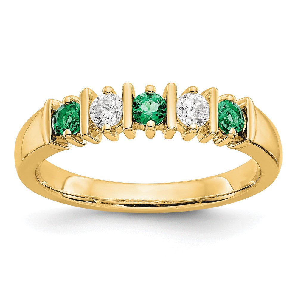 5-Stone Diamond Gemstone Band