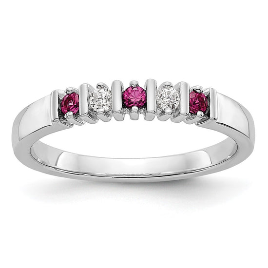 5-Stone Diamond Gemstone Band