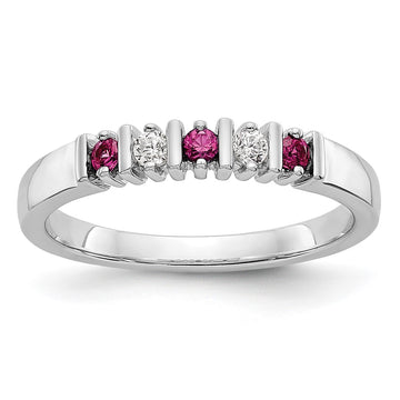5-Stone Diamond Gemstone Band