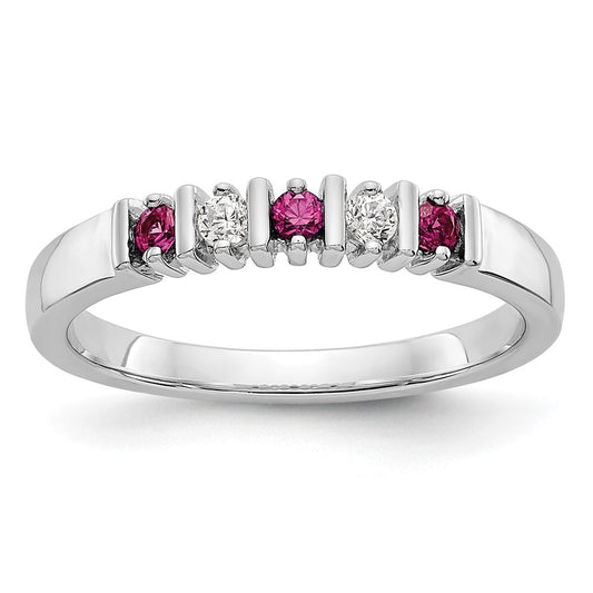 5-Stone Diamond Gemstone Band