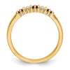 5-Stone Diamond Gemstone Band