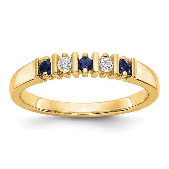 5-Stone Diamond Gemstone Band